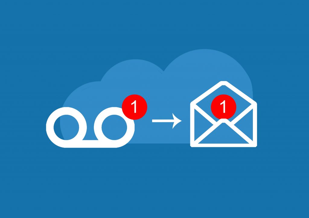 voicemail to email